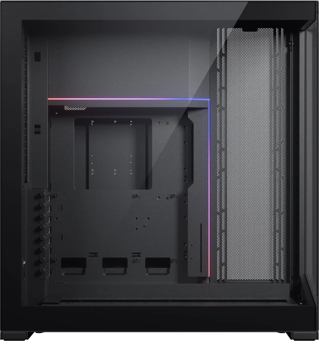 Phanteks NV9 Satin Black, schwarz, Glasfenster