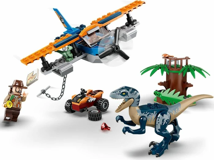 LEGO Jurassic World - Velociraptor: Rettungsmission mit dem Doppeldecker