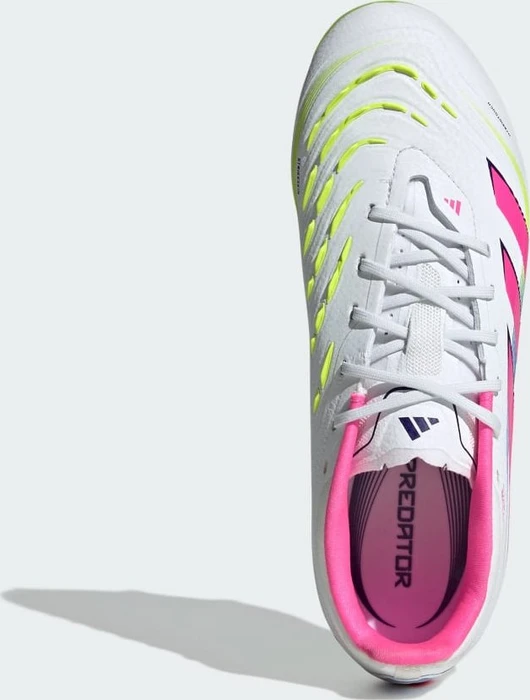 adidas Predator Elite FG cloud white/lucid pink/lucid lemon (Junior)