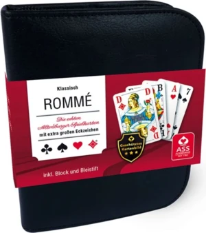 ASS Altenburger Senioren Rommé im Kunstlederetui