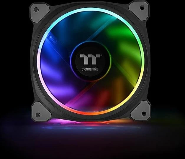 Thermaltake Riing Plus 12 LED RGB TT Premium Edition, LED-Steuerung, Lüftersteuerung, 120mm, 5er-Pack