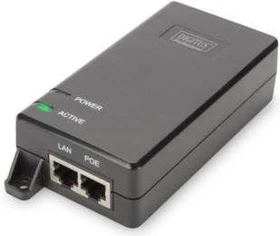 Digitus Desktop Gigabit PoE-Injektor, 2x RJ-45, 30W PoE+ (DN-95103-2)