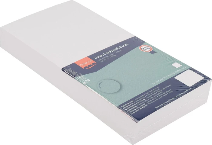 Vaessen Creative Leinenkarton 27x13,5cm Elfenbein, 100 Blatt