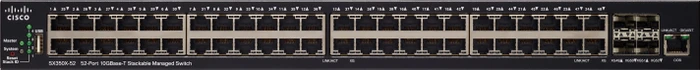 Cisco SX350X Rackmount 10G Managed Switch, 48x RJ-45, 4x SFP+