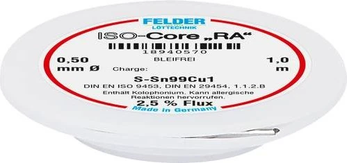 Felder ISO-Core RA Sn99Cu1 Lötzinn 0.5mm