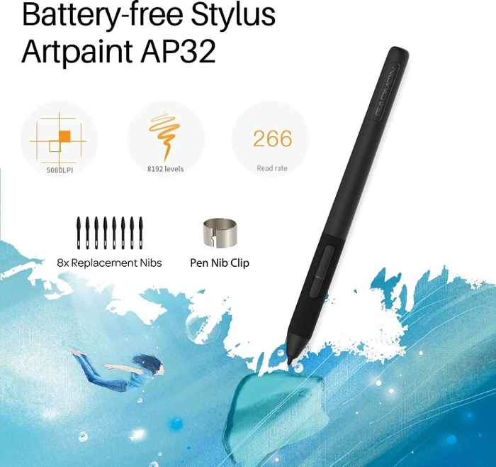 Gaomon Pen Tablet S630, schwarz