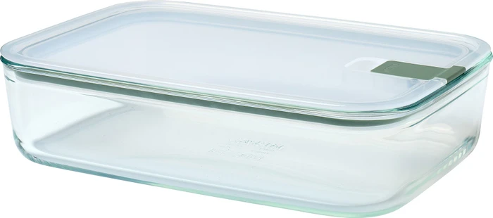 Mepal EasyClip rechteckig Glas Aufbewahrungsbehälter 2.25l nordic sage