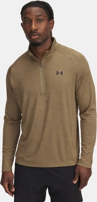 Under Armour Tech Textured Funktionsshirt langarm bayou/black (Herren)