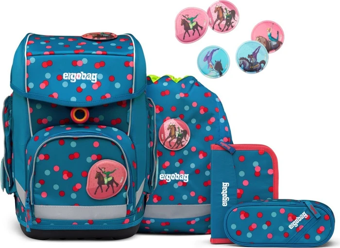 Ergobag Cubo Voltibär Schulrucksack-Set, 5-tlg.