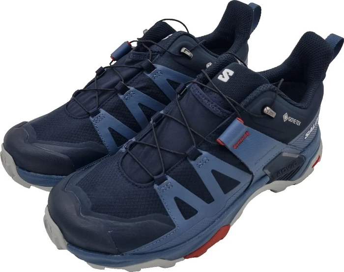 Salomon X Ultra 4 GTX carbon/bering sea/pearl blue (Herren)