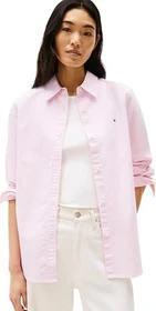 Tommy Hilfiger Relaxed Fit Oxford Hemd langarm classic ithaca stripe/mid pink (Damen)