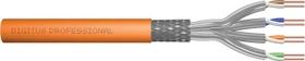 Digitus Professional Twisted-Pair Simplex Verlegekabel Dca, Cat7, S/FTP, ohne Stecker, 100m, orange