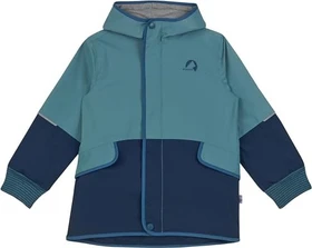 Finkid Moska Funktionsjacke smoke blue/real teal (Junior)