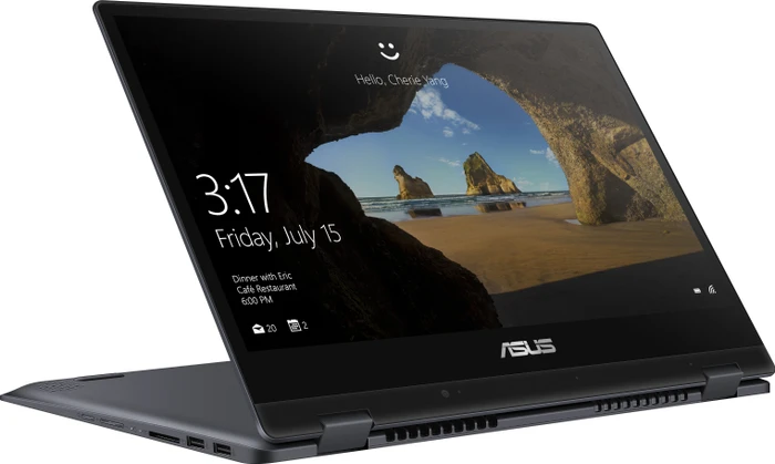 ASUS VivoBook Flip 14 TP412UA-EC084T, Star Grey, Core i3-7020U, 8GB RAM, 256GB SSD, DE