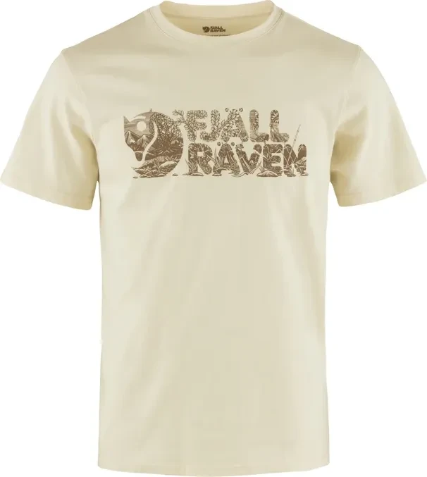 Fjällräven Lush Logo Funktionsshirt kurzarm chalk white (Herren)