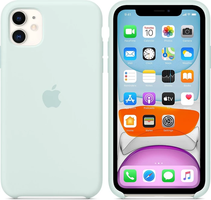 Apple Silikon Case für iPhone 11 Meerschaum