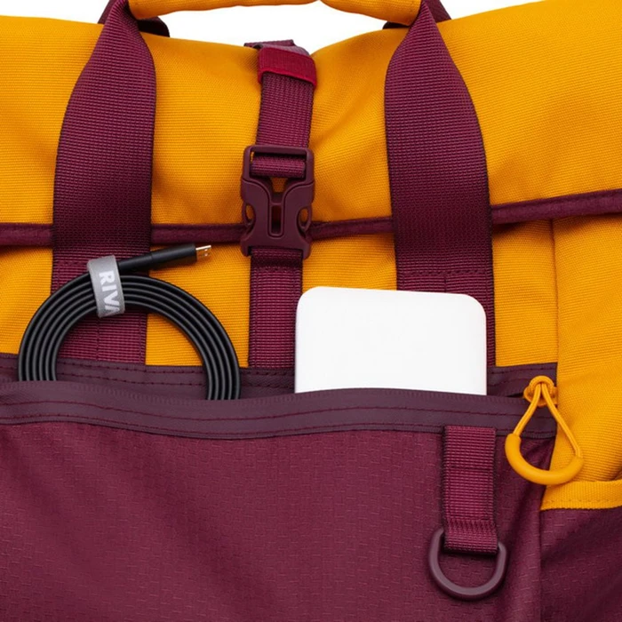 RivaCase Dijon 5321 ECO 15.6" Laptop-Rucksack, bordeauxrot