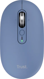 Trust Seron Hyperscroll Slim Wireless Mouse, blau, USB/Bluetooth (26020)