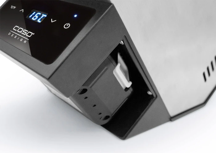 Caso WineCase Deluxe Inox-Akku