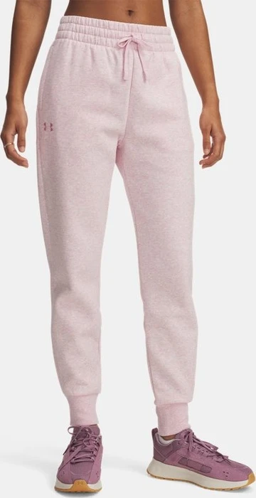 Under Armour Rival Fleece Trainingshose lang prime pink light heather/prime pink (Damen)