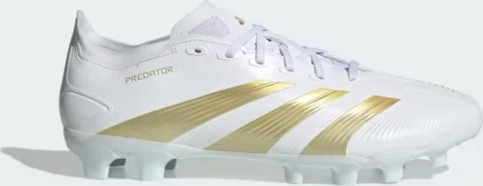adidas Predator League MG cloud white/gold metallic/sandy beige met