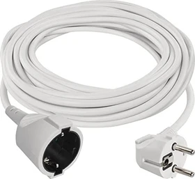 Legrand EMOS Verlängerungskabel, H05VV-F3G, 1.5 mm², Schuko, weiß, 10m
