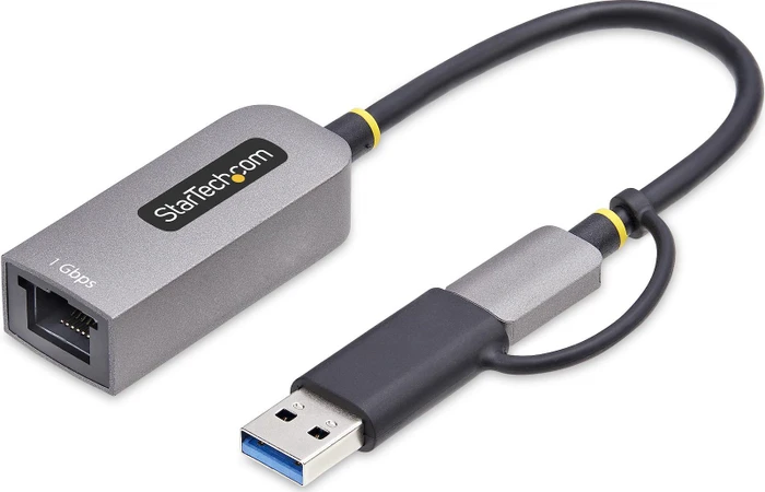 StarTech USB auf Gigabit LAN-Adapter, RJ-45, USB-C 3.0/USB-A 3.0 [Stecker]