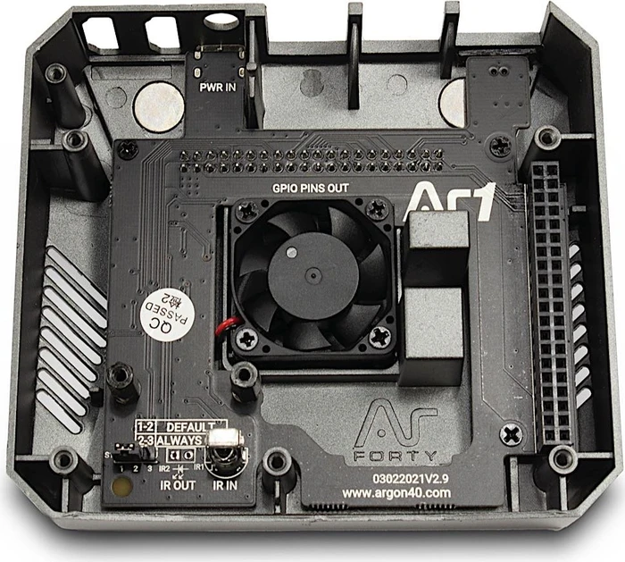 Inter-Tech ODS-727 Case für Raspberry Pi 4, schwarz