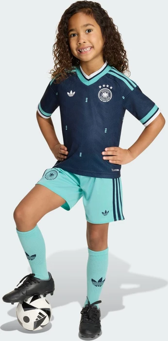 adidas FIFA WM 2026 Deutschland Kids Auswärtsausrüstung flash aqua (Junior)