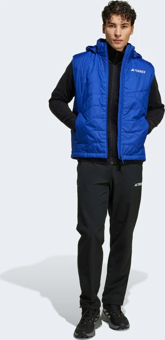 adidas Terrex Multi Climawarm Insulated Hooded Weste semi lucid blue (Herren)