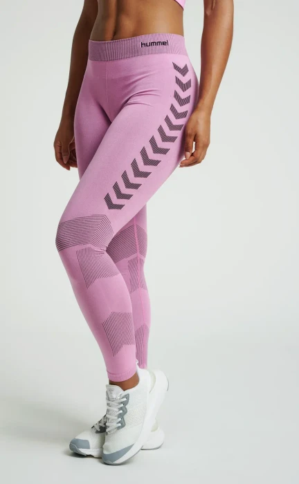 hummel Seamless Training Tight Hose lang cotton candy (Damen)