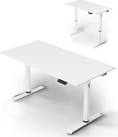 Arozzi Arena Nordico elektrisch höhenverstellbarer Schreibtisch 140x70cm weiß/weiß