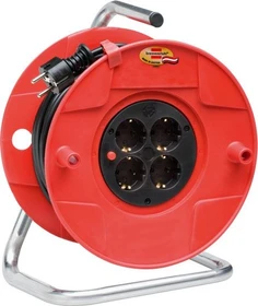 Brennenstuhl BAT Kabeltrommel 260, Schuko auf 4x Schuko, 50m, IP20, H05VV-F 3G1,5
