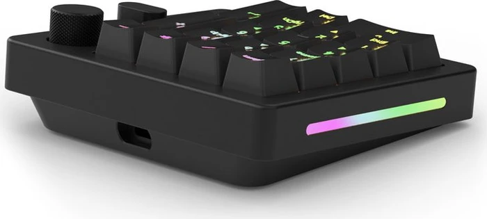 Glorious GMMK Wireless Numpad, schwarz, Glorious Fox Linear, hot-swap, USB-A/Bluetooth