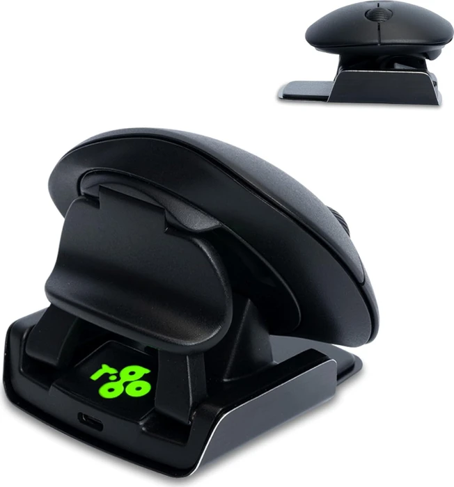 R-Go Twister beidhändige Maus mit Break Software, USB/Bluetooth