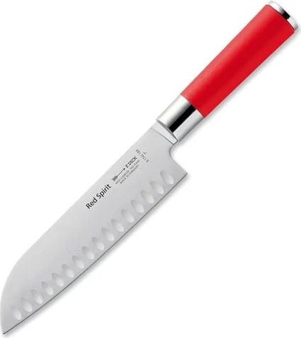 F.Dick Santokumesser Kullenschliff 18cm red Spirit