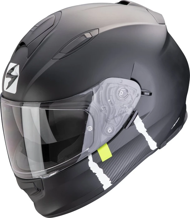 Scorpion EXO-491 Code matt schwarz/silber