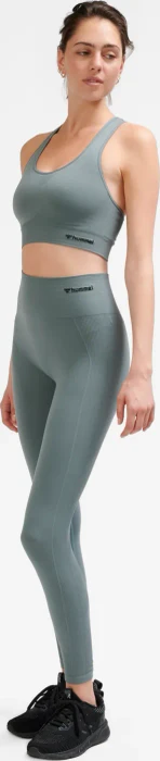 hummel Seamless Sports Top Funktionsshirt ärmellos balsam green (Damen)