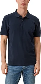 s.Oliver Baumwollpiqué Poloshirt kurzarm navy (Herren)