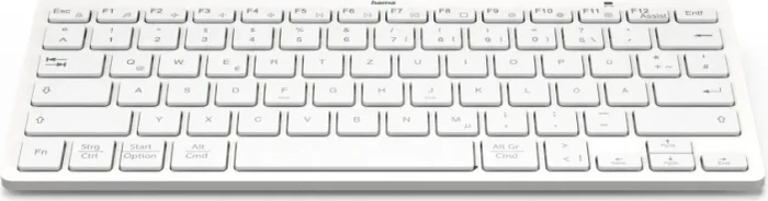 Hama Travel 400 Mini-Tastatur, grau/weiß, Bluetooth, DE