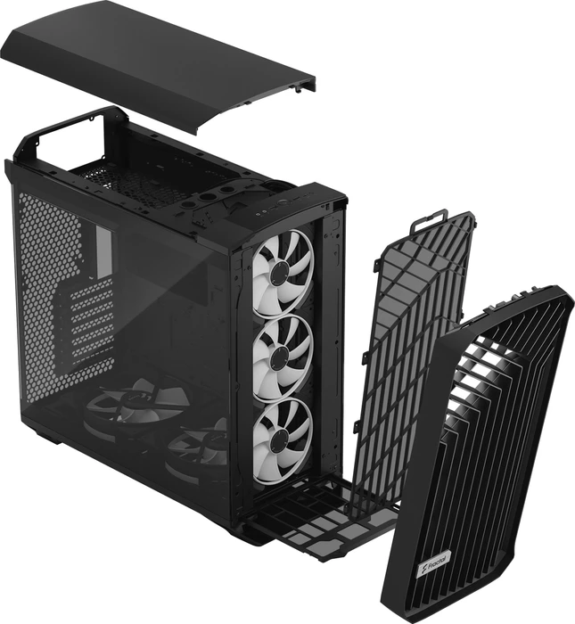 Fractal Design Torrent Black RGB TG Light Tint, Glasfenster