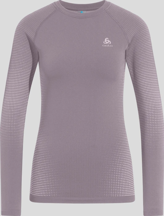 Odlo Performance Warm Eco Funktionsshirt langarm gray ridge (Damen)