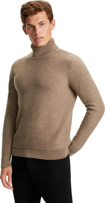 Falke Basic Apparel Rollkragen Pullover brown mel. (Herren)