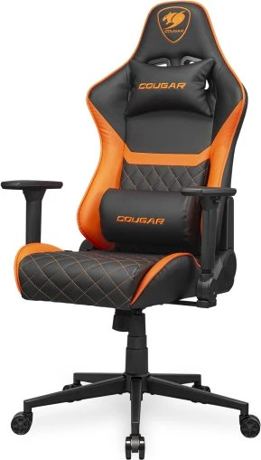 Cougar Armor One V2 Gamingstuhl, schwarz/orange