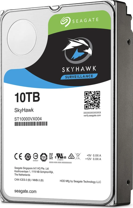 Seagate SkyHawk 10TB, 24/7, 512e / 3.5" / SATA 6Gb/s
