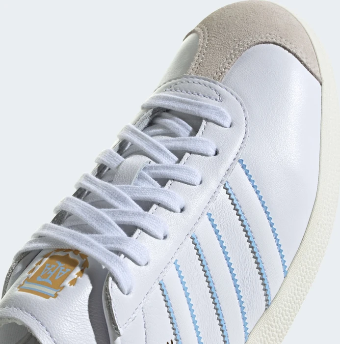 adidas Gazelle Fußball Argentinien cloud white/glow blue/off white