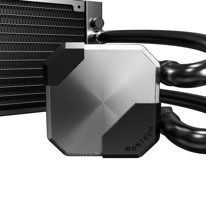 Montech HyperFlow Silent 360 Black, schwarz