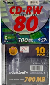 BestMedia Platinum CD-R 80min/700MB, 52x, 10er Slimcase