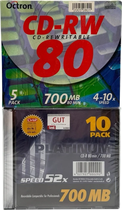BestMedia Platinum CD-R 80min/700MB, 52x, 10er Slimcase