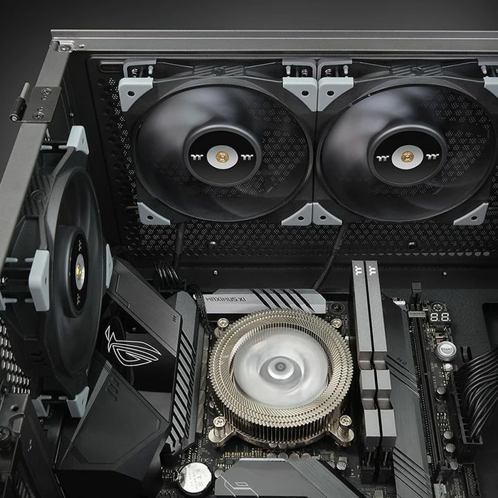 Thermaltake ToughFan 12 High Static Pressure Radiator Fan schwarz, 120mm, 2er-Pack